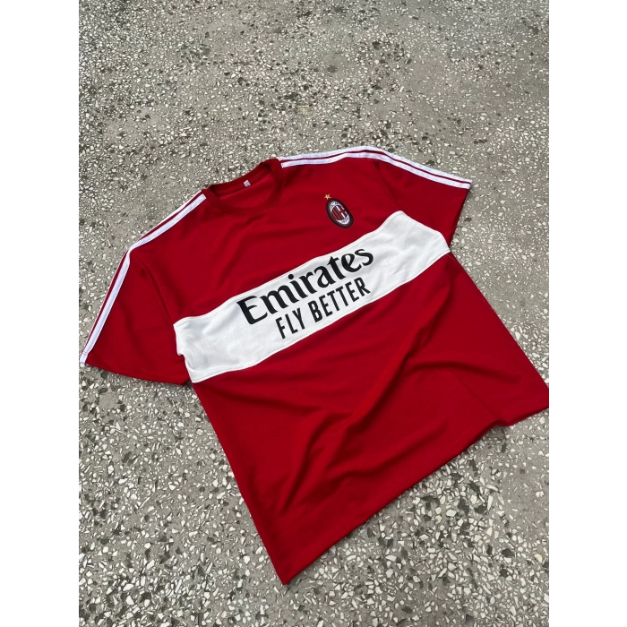 MILAN UNISEX OVERSIZE TSHIRT (KIRMIZI)