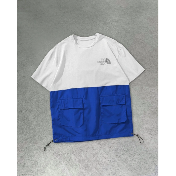 NFC Cepli Unisex Oversize Tshirt (MAVİ)(REPLİKA)