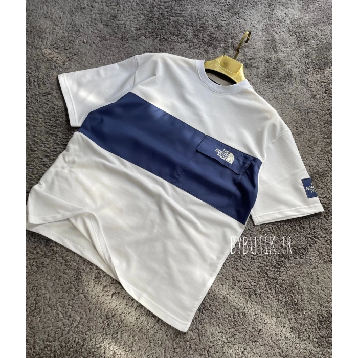 NFC CEPLİ UNISEX OVERSİZE TSHIRT (MAVİ)