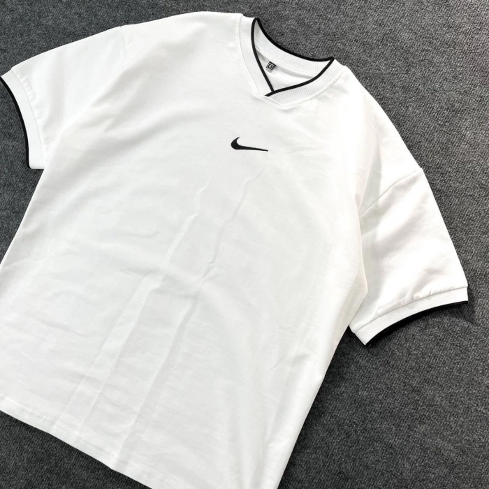 NK LOGOLU RİBANA DETAY UNISEX TSHIRT