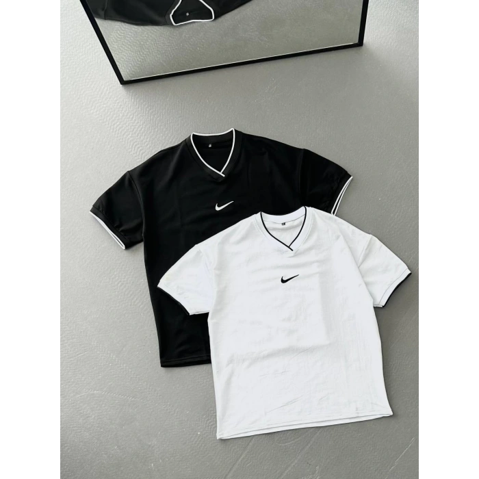 NK LOGOLU RİBANA DETAY UNISEX TSHIRT