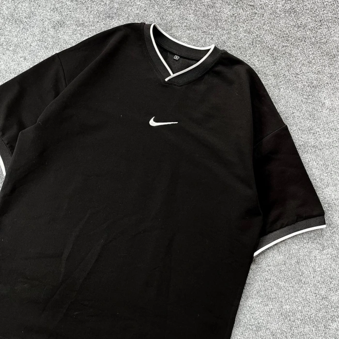 NK LOGOLU RİBANA DETAY UNISEX TSHIRT