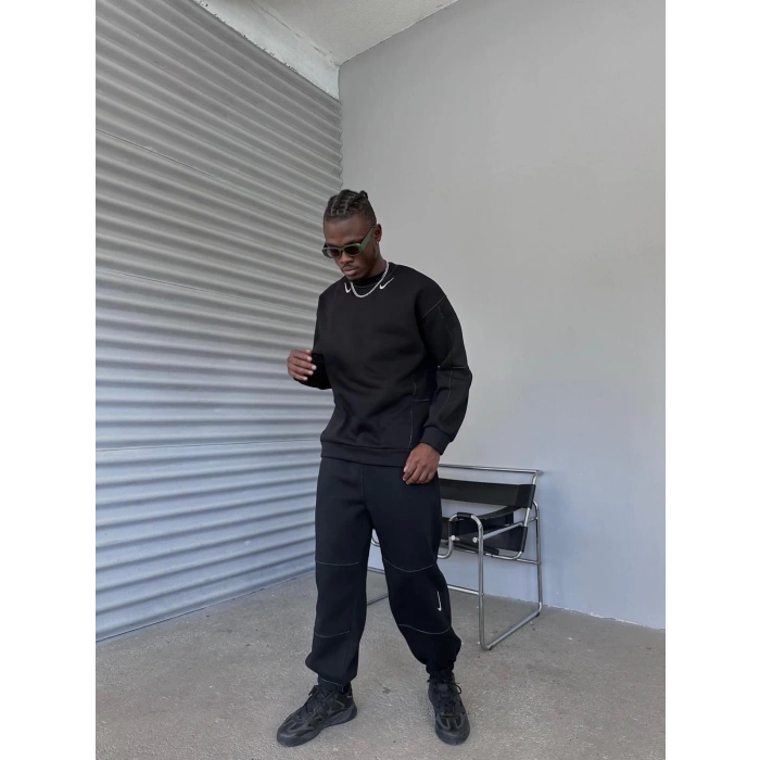 NK Logolu Unisex Oversize Sweatshirt