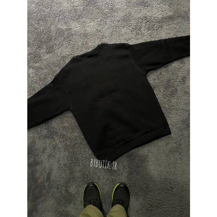 NK Nakışlı 3 İplik Unisex Sweatshirt