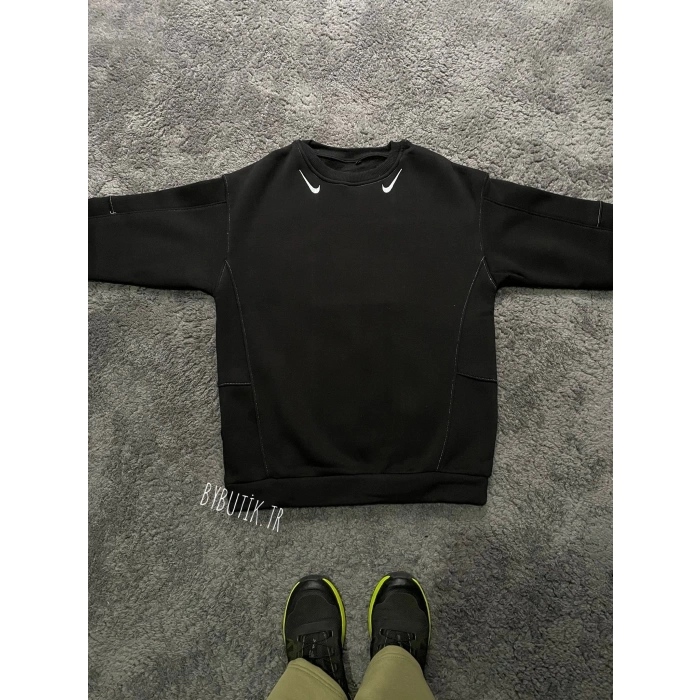 NK Nakışlı 3 İplik Unisex Sweatshirt