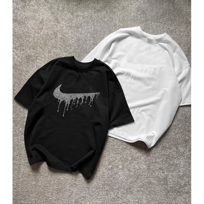 NK TAŞ BASKI UNISEX OVERSIZE TSHIRT