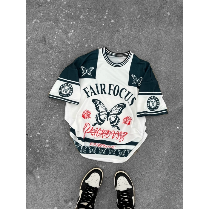 FAIRFOCUS UNISEX OVERSIZE TSHIRT(YEŞİL)