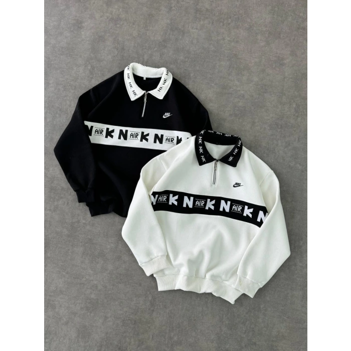 NK YAKA NAKIŞ UNISEX SWEATSHIRT