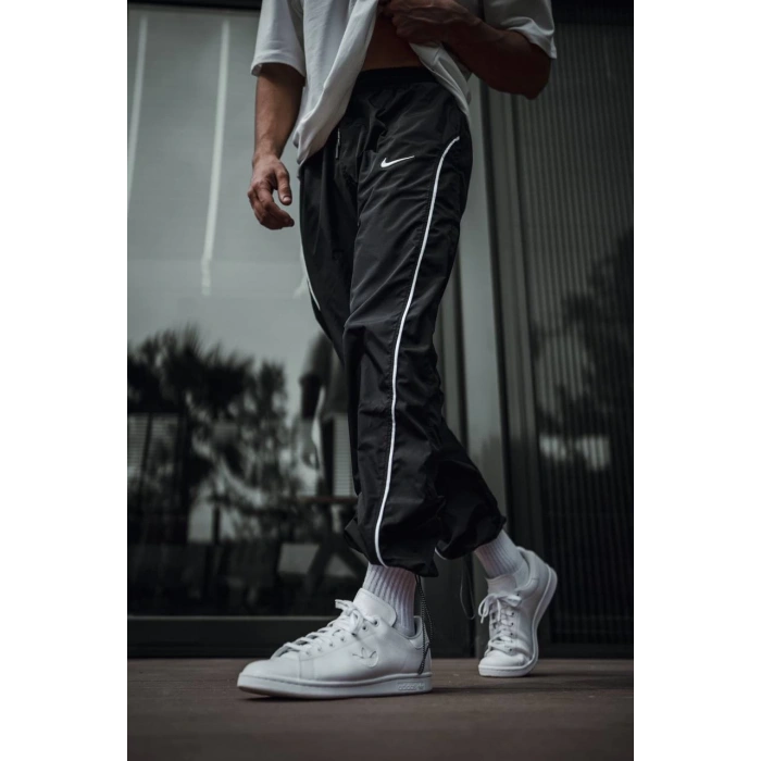 NK LOGOLU SU GEÇİRMEZ EŞOFMAN ALTI(SİYAH)