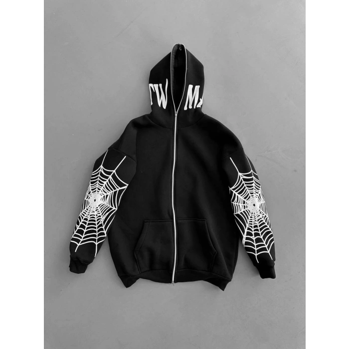 ÖRÜMCEK BASKI FULLZIP HIRKA