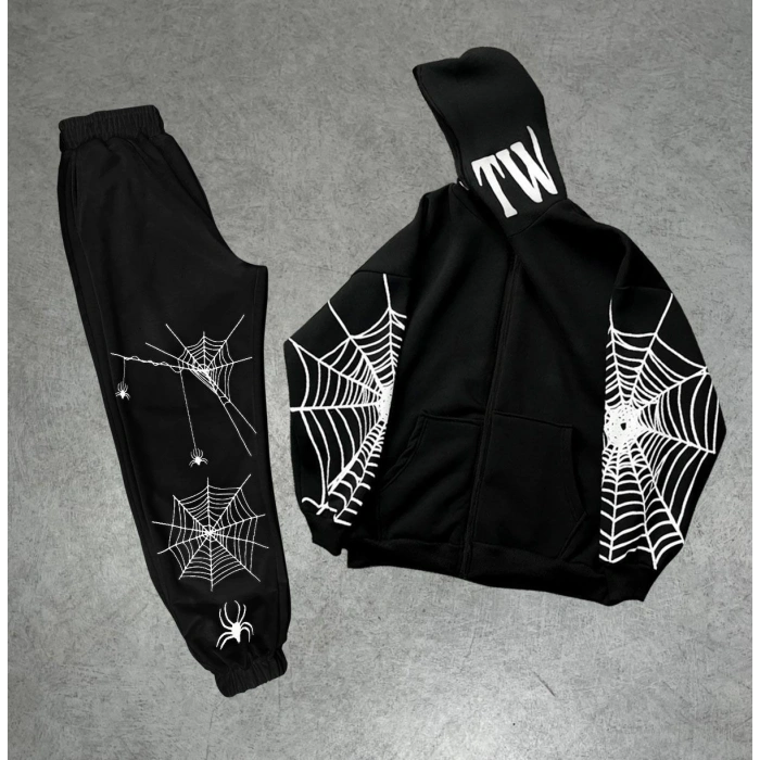 ÖRÜMCEK Baskılı Unisex Eşofman Takımı