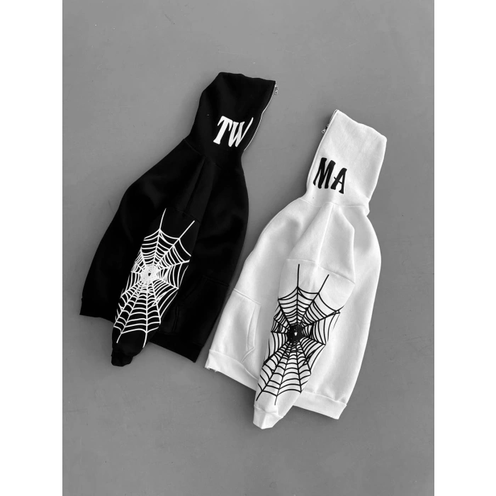 ÖRÜMCEK BASKI FULLZIP HIRKA