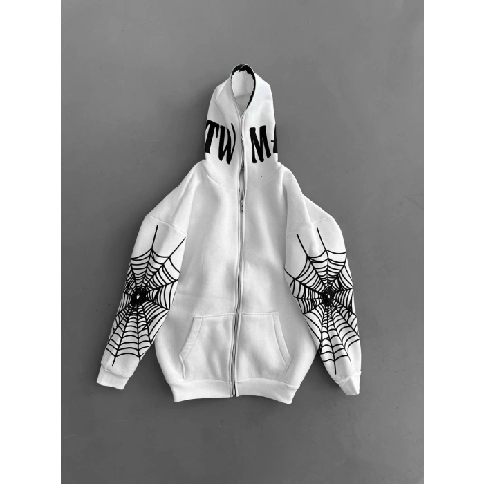 ÖRÜMCEK BASKI FULLZIP HIRKA