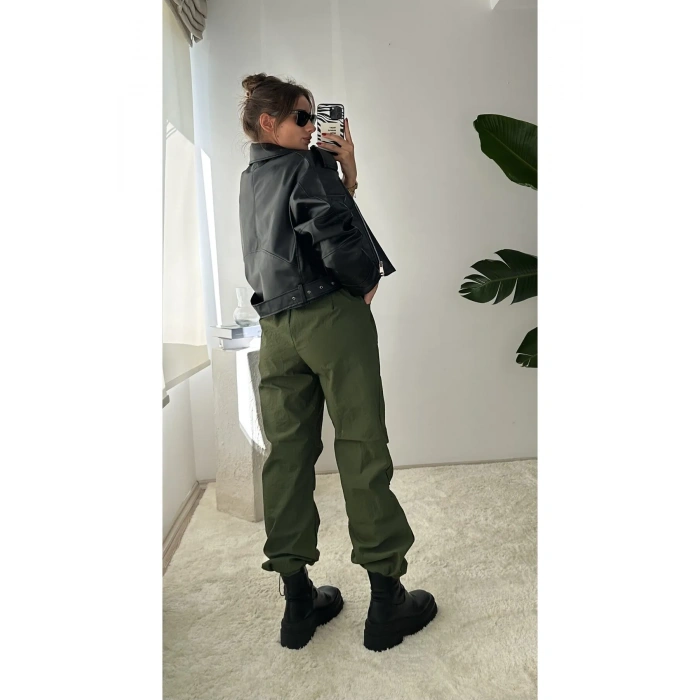 KARGO PARAŞÜT PANTOLON (HAKİ)