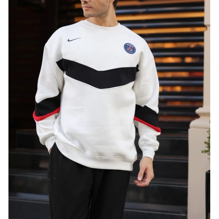 PSG Baskılı 3 İplik Unisex Sweatshirt