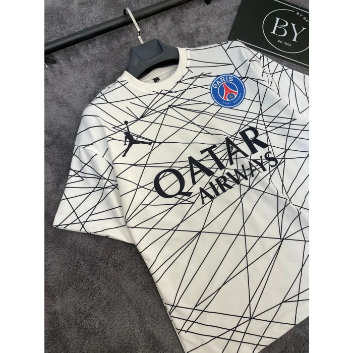 PSG Baskılı Unisex Oversize Tshirt