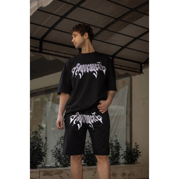 ROG TAŞ BASKI UNISEX OVERSIZE TAKIM