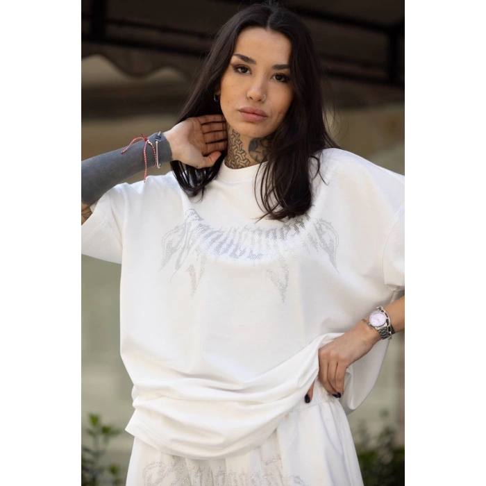 ROG TAŞ BASKI UNISEX OVERSIZE TAKIM