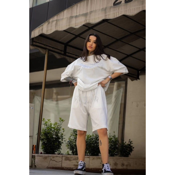 ROG TAŞ BASKI UNISEX OVERSIZE TAKIM