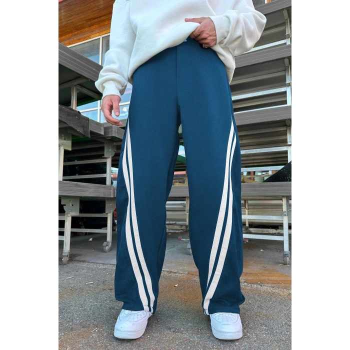 ŞERİT UNİSEX EŞOFMAN ALTI (PETROL)