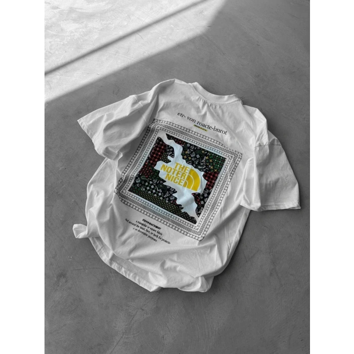 THE NOTER BASKI UNISEX OVERSIZE TSHIRT (KIRMIZI)