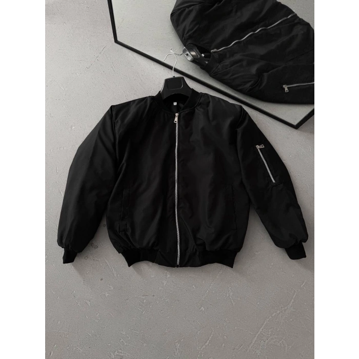 Unisex Kapitoneli Bomber Ceket