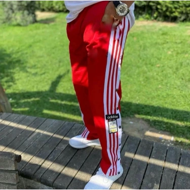 ADİDAS Çıtçıtlı Unisex Eşofman (KIRMIZI)