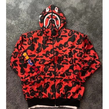 BAPE Unisex Oversize 2 İplik Hırka