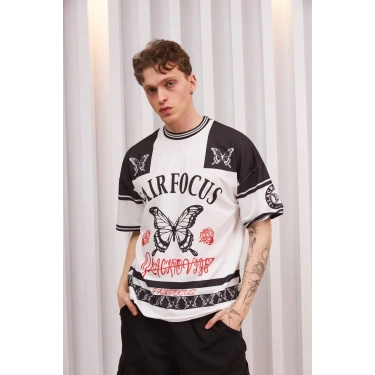 FAIRFOCUS UNISEX OVERSIZE TSHIRT(SİYAH)