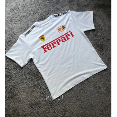 FRR SIRT BASKI UNISEX OVERSİZE TSHIRT (BEYAZ)