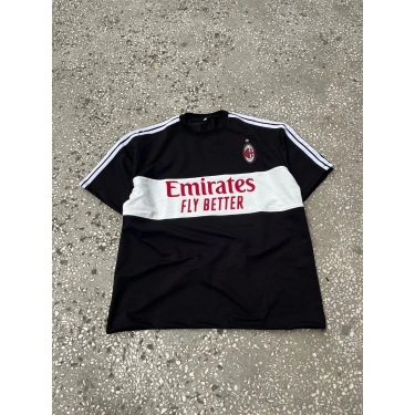 MILAN UNISEX OVERSIZE TSHIRT (SİYAH)