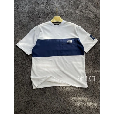 NFC CEPLİ UNISEX OVERSİZE TSHIRT (MAVİ)