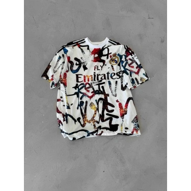 NK REAL UNISEX FORMA TSHIRT (BEYAZ)