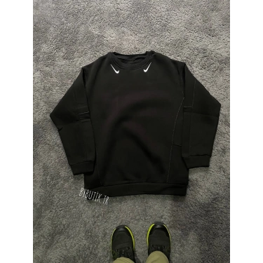 NK Nakışlı 3 İplik Unisex Sweatshirt