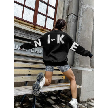 NK Sırt Baskılı Unisex Sweatshirt