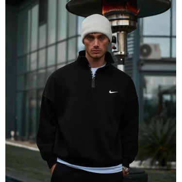 NK YARIM FERMUARLI SWEAT