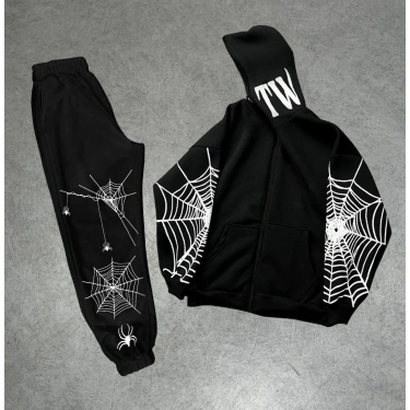 ÖRÜMCEK Baskılı Unisex Eşofman Takımı