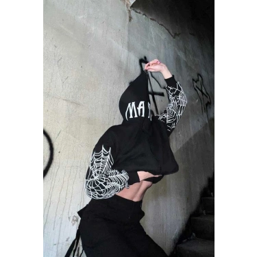 ÖRÜMCEK BASKI FULLZIP HIRKA