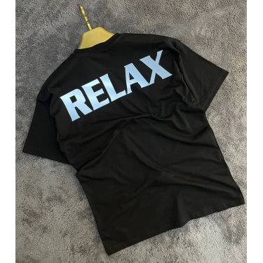 RELAX Reflektörlü Unisex Oversize Tshirt