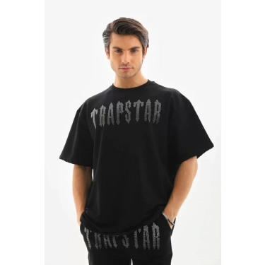 TRAPSTAR TAŞ BASKI 2 İPLİK UNISEX TAKIM(SİYAH)