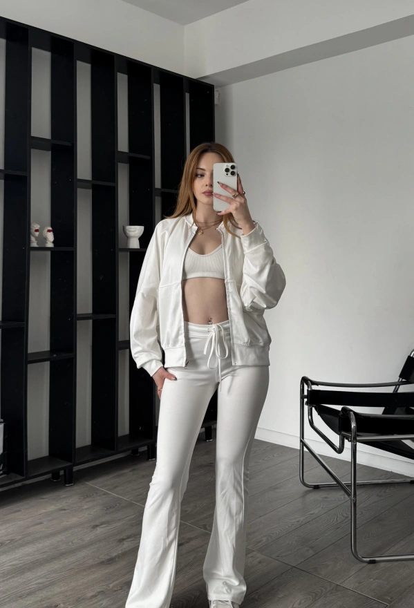 Beyaz Zr Muadil İnterlok Takım