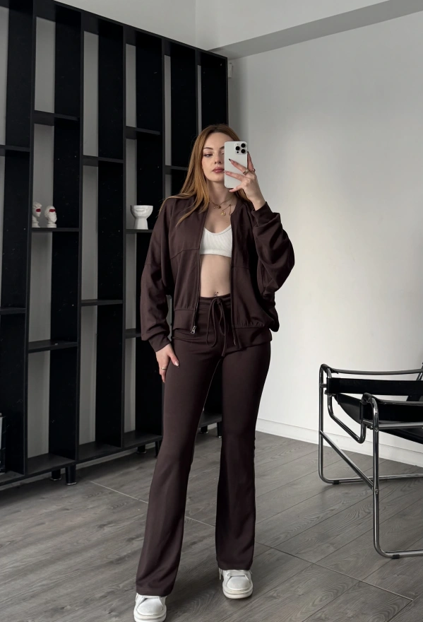 Kahve Zr Muadil İnterlok Takım