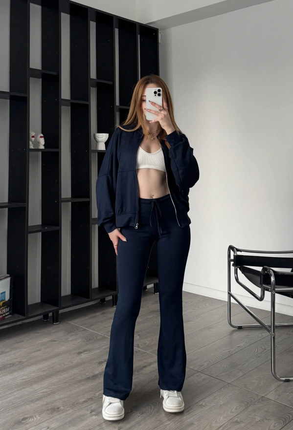 Lacivert Zr Muadil İnterlok Takım