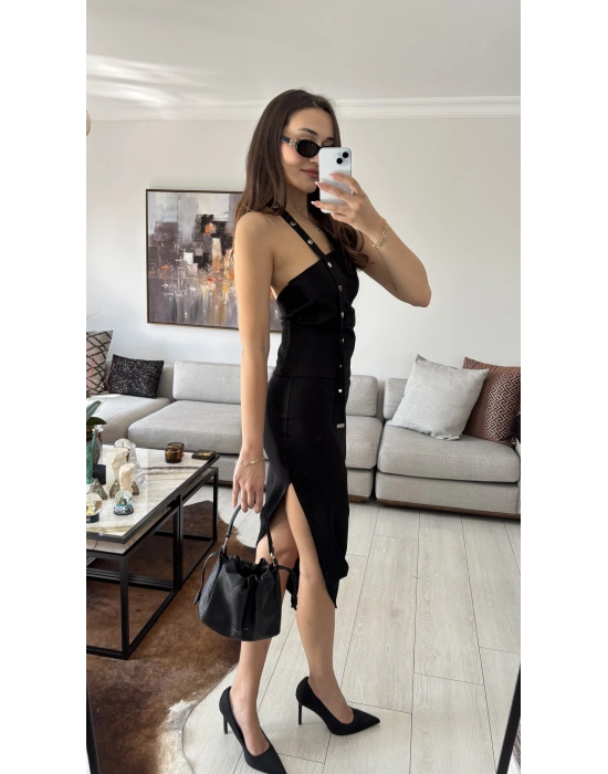 Siyah Zra Muadil Zımba Şeritli Takım