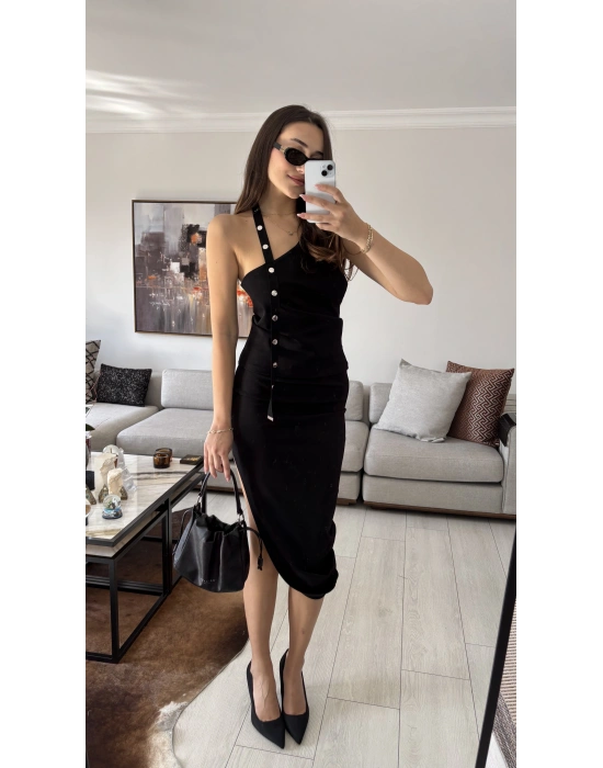 Siyah Zra Muadil Zımba Şeritli Takım