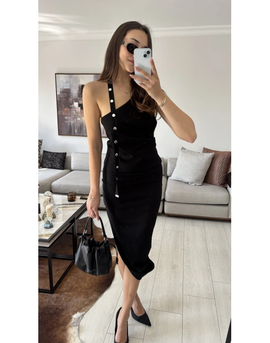 Siyah Zra Muadil Zımba Şeritli Takım