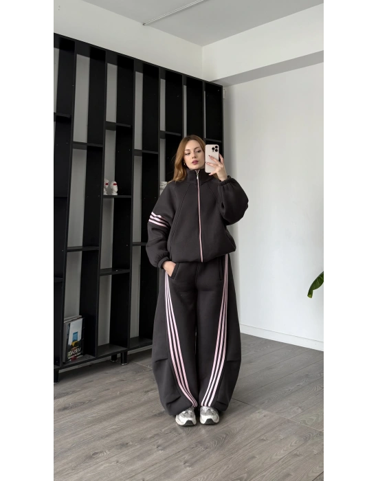 Antrasit Ava Oversize Eşofman Takımı