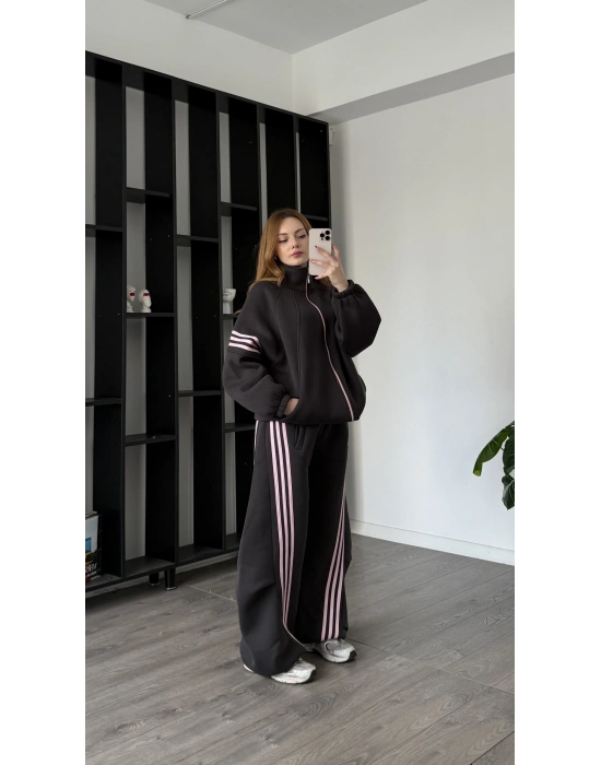 Antrasit Ava Oversize Eşofman Takımı