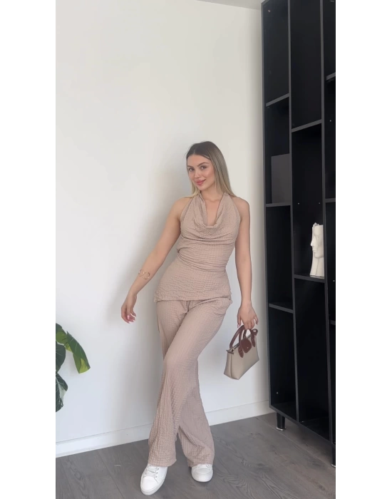 Bej Dokulu Degaje Yaka 2’li Takım