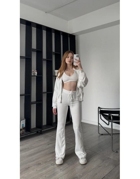 Beyaz Zr Muadil İnterlok Takım